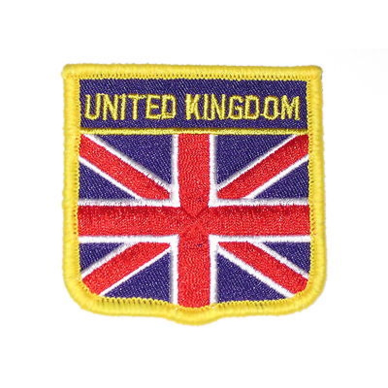 United Kingdom Union Jack embroidered Patch red white and blue