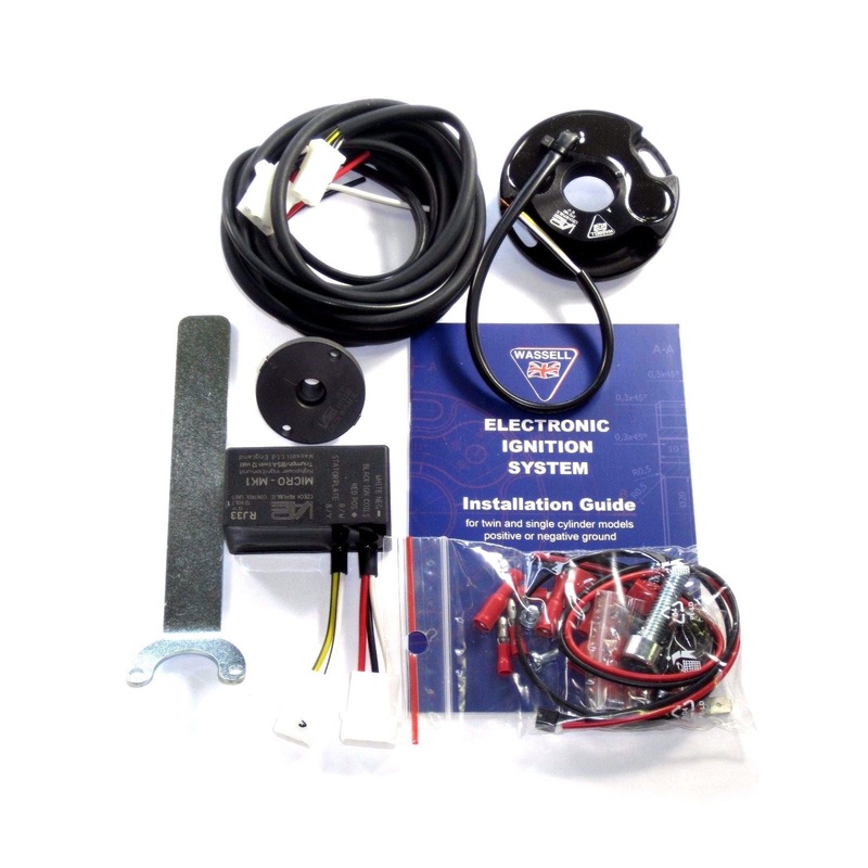 Vape Wassell electronic ignition Triumph Norton BSA Twins eliminate points MKII
