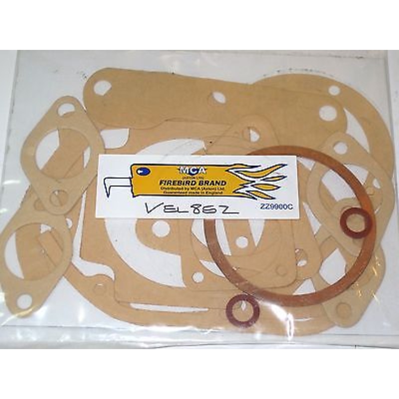 Velocette 350 OHV MAC Alloy Head gasket set gaskets kit 1952 53 54 to 58 59 60