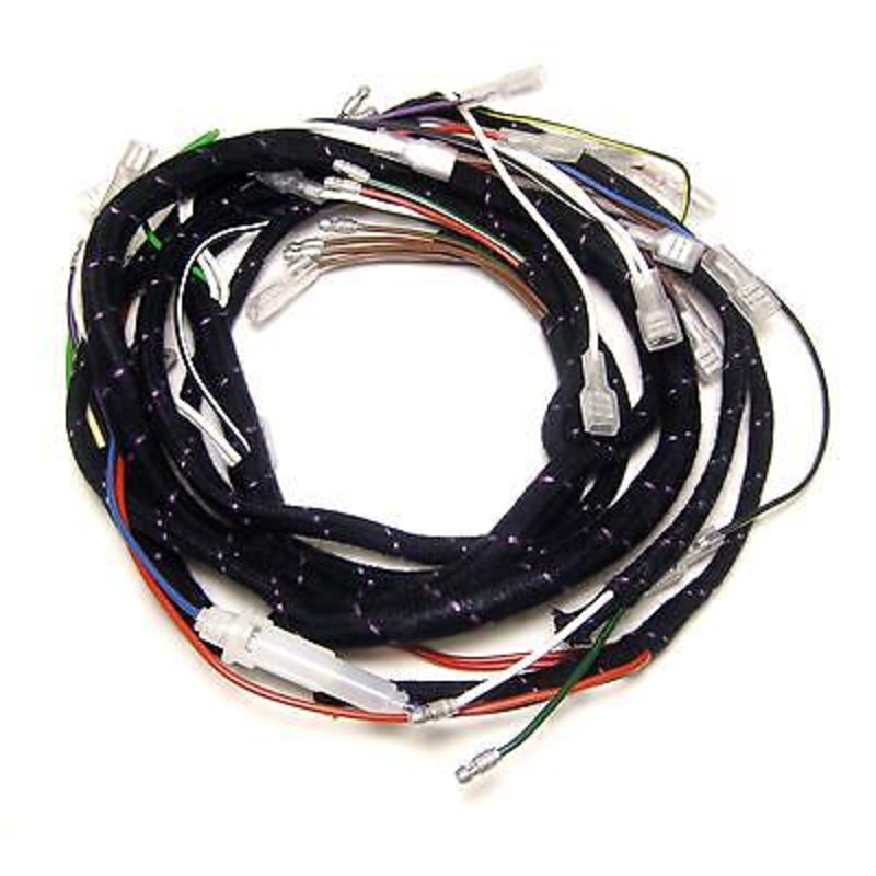 Wire harness cloth covered Main Triumph BSA 1971 1972 T120 A65 UK Made 54959629