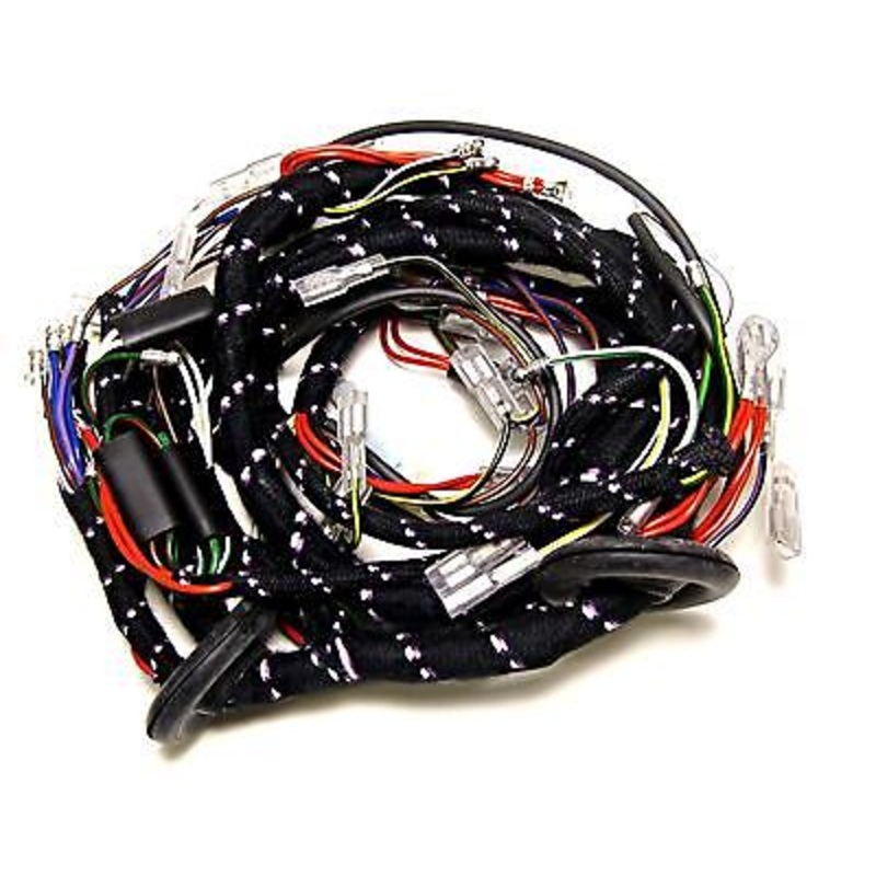 Wire harness cloth covered Triumph 750 Drum rear 1973 1974 1975 UK Made 54961593