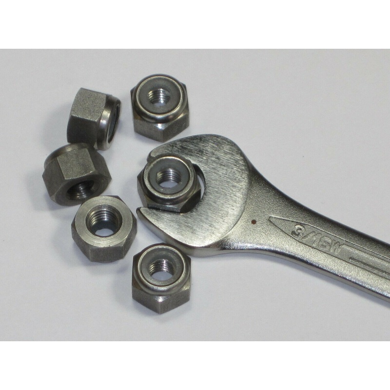 6 CEI nut 1/4 x 26 Nyloc Stainles Steel Triumph Norton BSA CEI BSC Whitworth