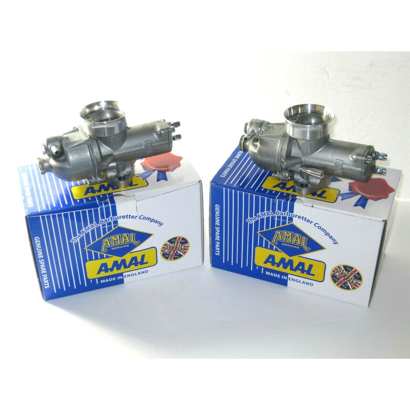 Amal aluminum 930 Premier Carburetor Set 30mm pair carbs R930 L930 Triumph BSA