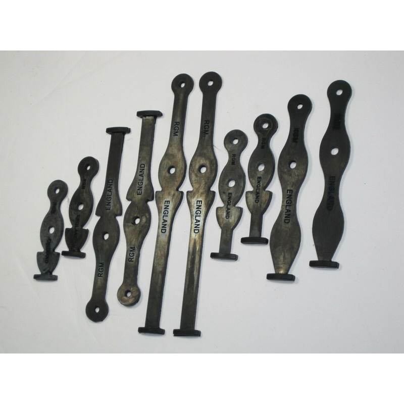 John Bull rubber cable tie 12 assortment 6 4.5 4 3.75 2.75 2.25 UK Made * !