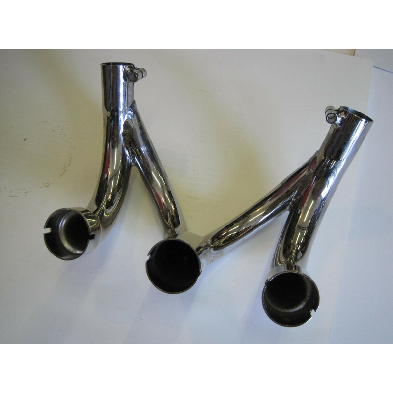 T150 Exhaust manifold 70-7597 B Trident New UK Made Steadfast Cycles