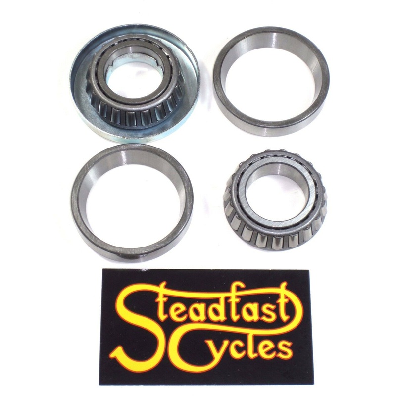 Tapered neck bearing steering set 1954 to 1970 Triumph 650 500 frame bearings