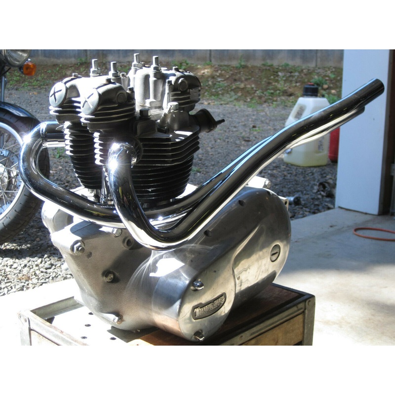 Triumph exhaust header pipes High level left side 71-0022 71-0024 NEW UK Made