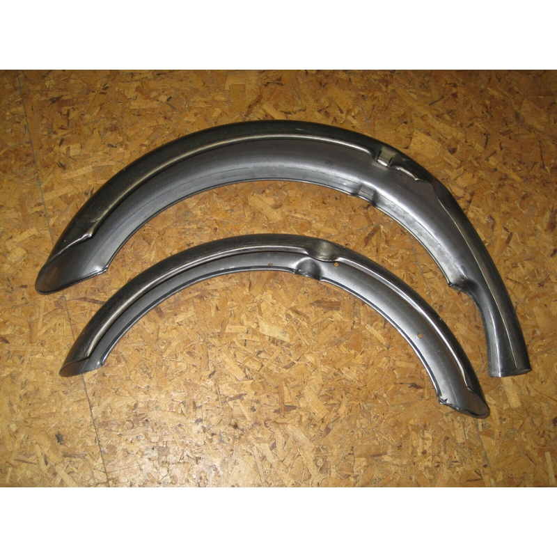 Triumph T100 front and rear fender set 97-1677 82-6965 500 twin steel UK Made