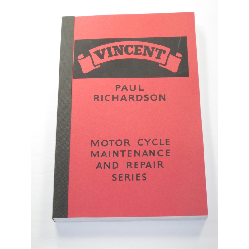 Vincent Book Motor Cycle Maintenance and Repair Series Black shadow Rapide