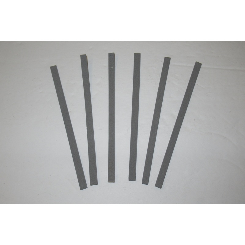 6 Flex files contact burnishing fine polish .025 thick points file 320 grit