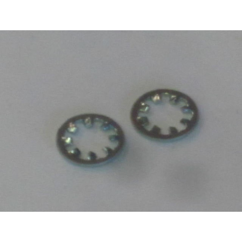 60-4256 2 serrated star washer set 3/16 or 2BA