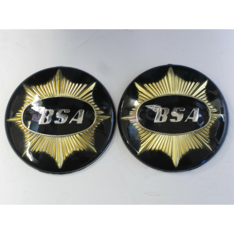 BSA tank badges Gold star black 65-8228 68-8087 68-8116 * !