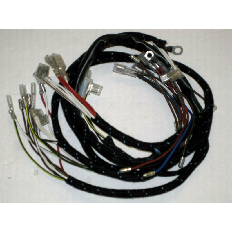 BSA wire harness MAIN A65 A50 unit twin 1968 1969 12v cloth covered UK made