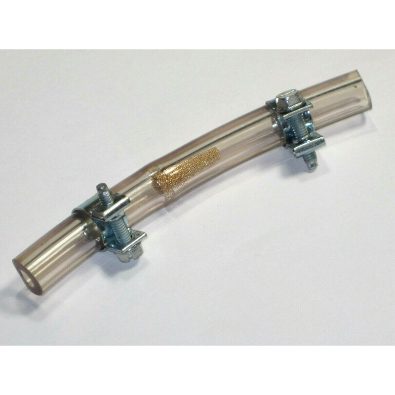 Inline fuel filter Triumph Norton BSA 1/4 ID gas line motorcycle UK Made * !