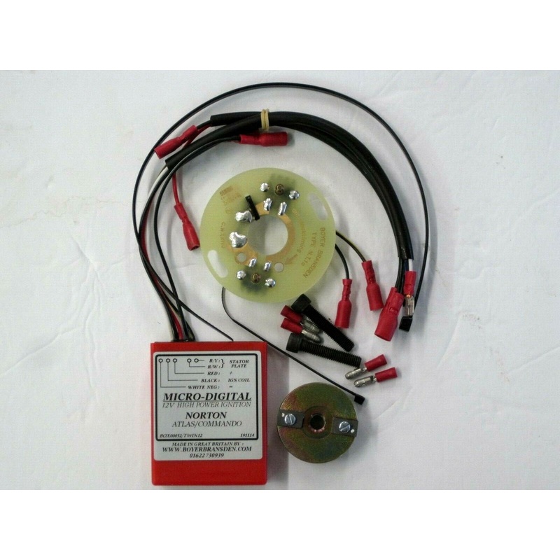 Micro-Digital Ignition System Motorcycles Norton Commando 750 850 Boyer