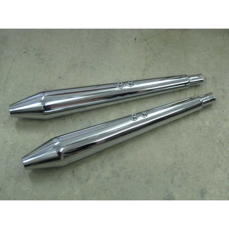 Norton Muffler Set 06-1978TN Commando 750 850 no seam Roadster SS Mufflers