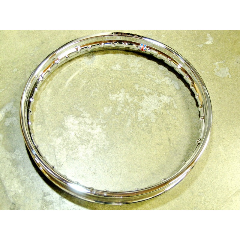 Triumph Rear 37-1007 Stainless Steel Rim WM3 X 18 500 650 Twins Bonneville Tiger