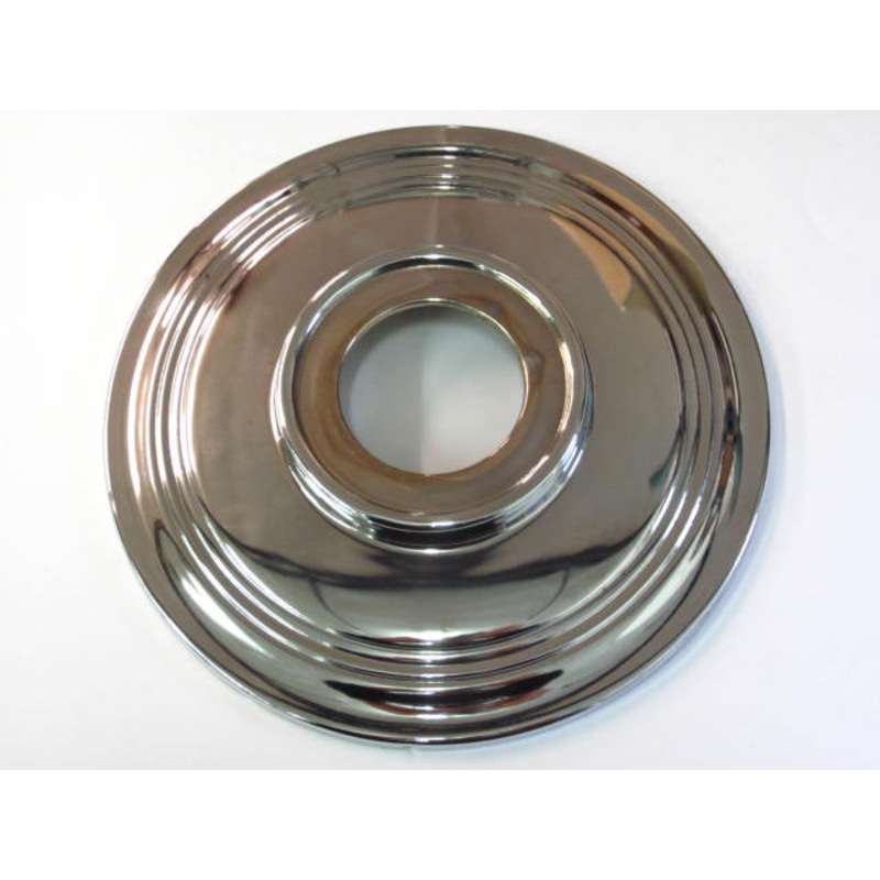 37-3443 Triumph T100C hub cap 7 wheel cover BSA B44 Chrome made in UK