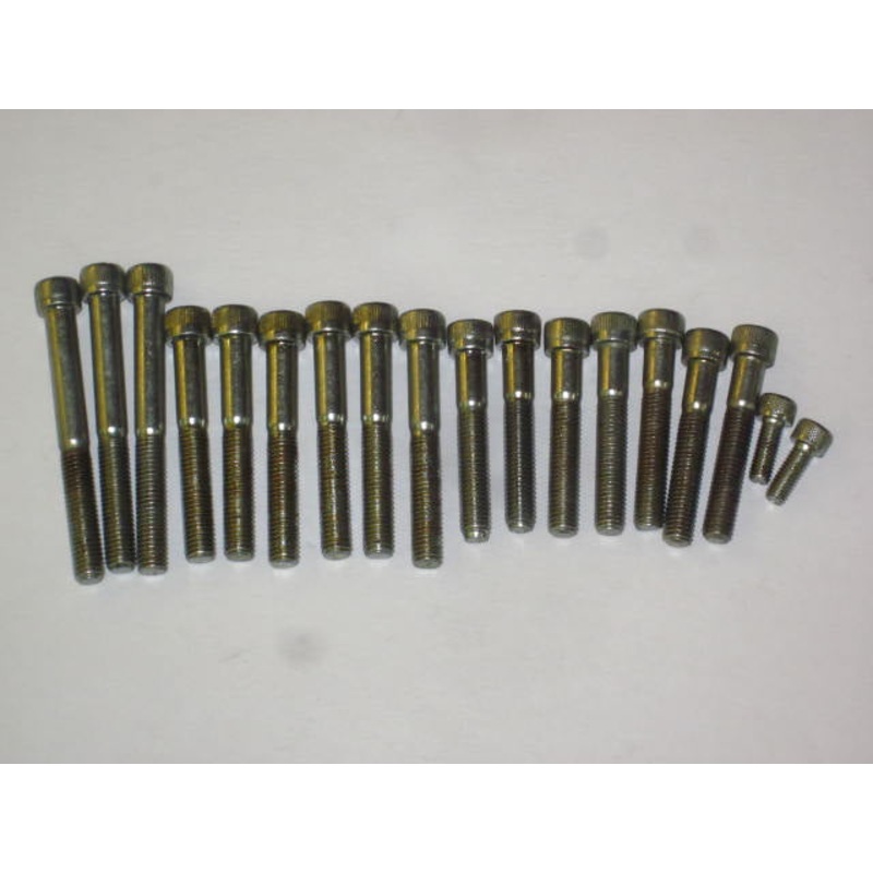 BSA A65 650 500 allen screw set Stainless steel 1963 64 65 66 67 68 Engine set