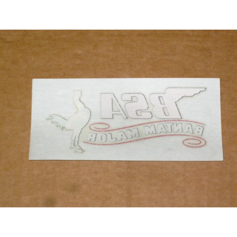 BSA Bantam varnish transfer decal Left Side