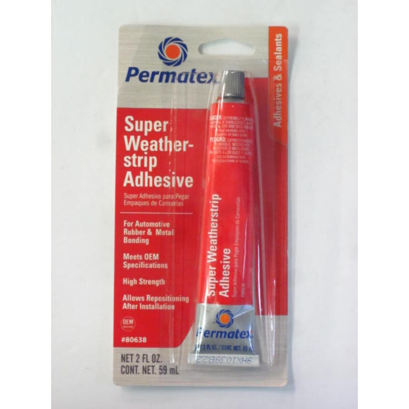 Super weather strip adhesive Permatex
