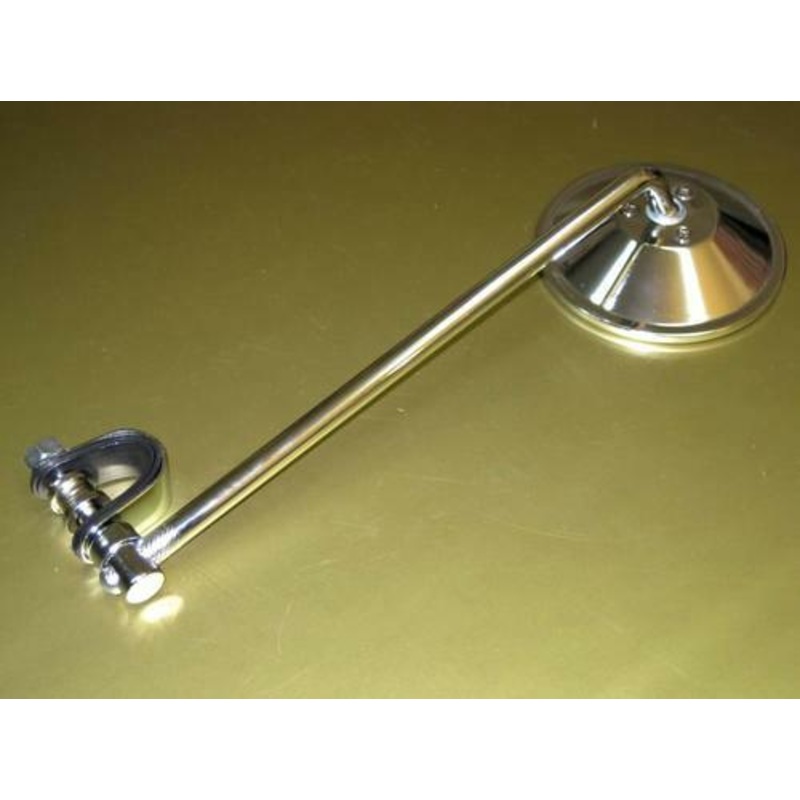 8 mirror universal for 7/8 or 1 handlebars motorcycle clamp on