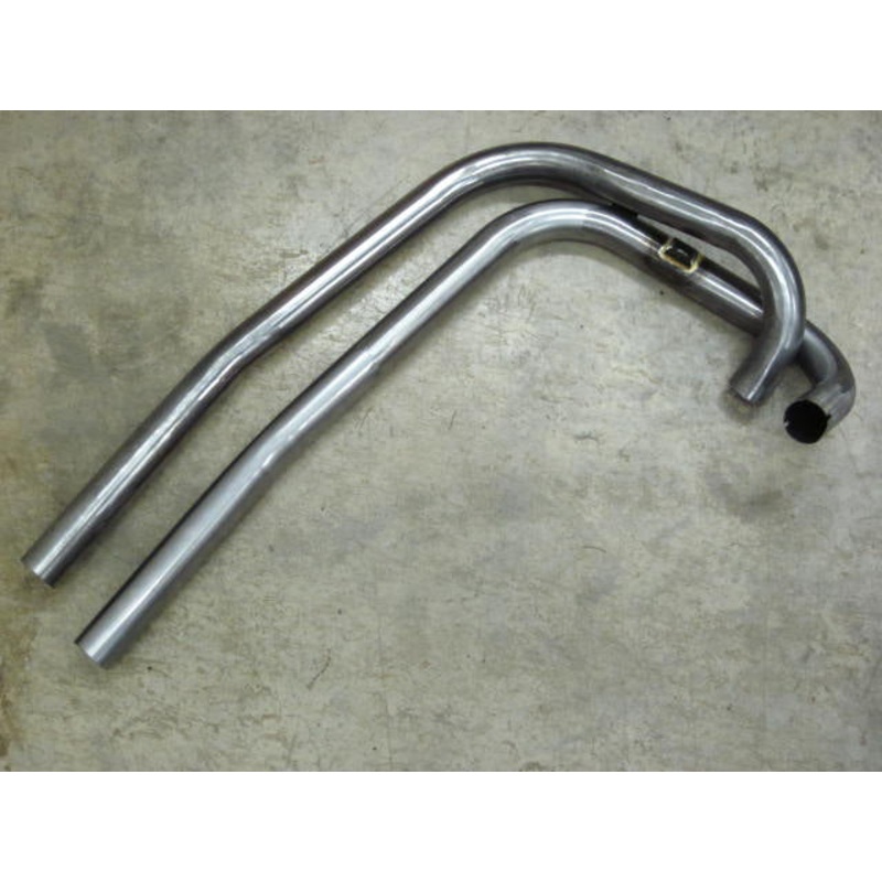 Exhaust Header pipes Triumph drag pipes 1 3/4 bare steel chopper bobber upswept