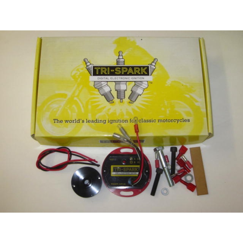 Tri-Spark Digital Electronic Ignition Triumph 500 650 750 twins Clock-wise Norton Atlas