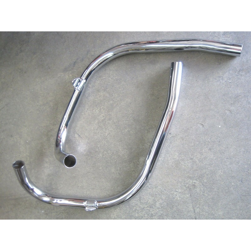 Triumph 750 twin pipes Exhaust Pipe Set 71-3755 71-3758 1973-79 T140 TR7 UK Made