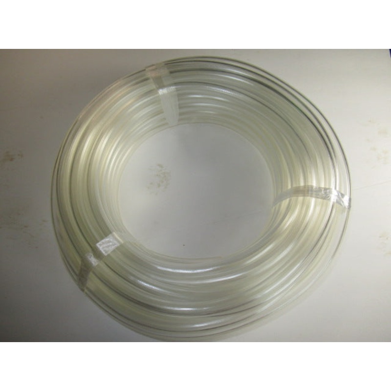 1 foot 5/16 fuel line clear PVC gas tube OD 7/16