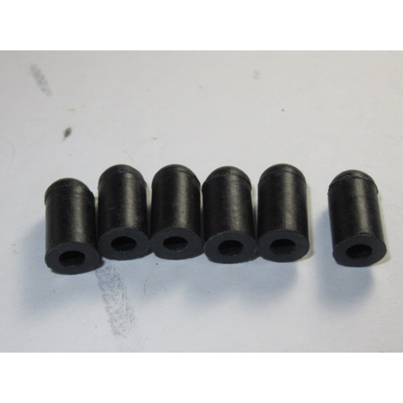 3/16 rubber vacuum cap  6 each