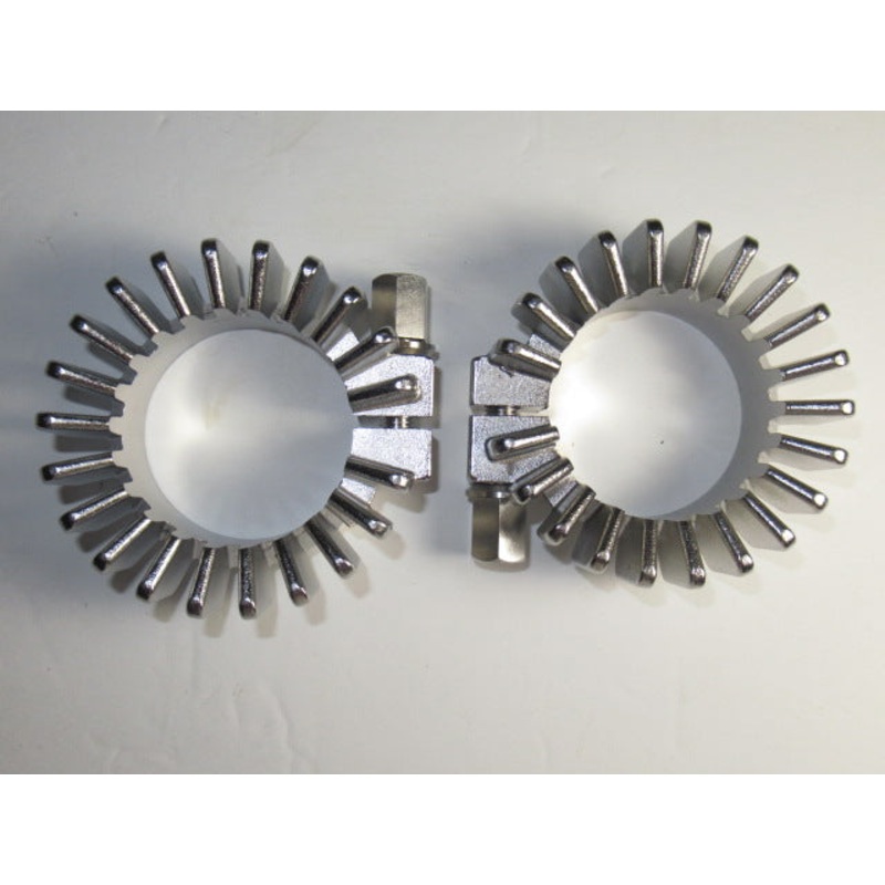 71-0216 Stainless rossets clown collars 1 3/4 Triumph 650 T120 TR6