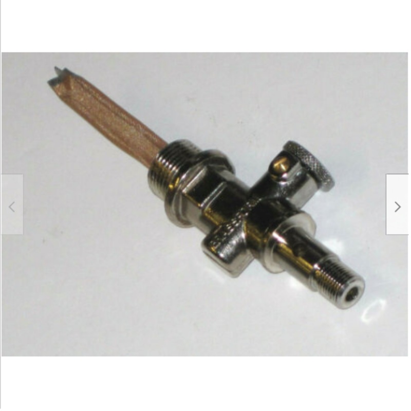 BSA Petrol Tap PUSH PULL PETCOCK 3/8 gas banjo to fit UK straight pipe 42-8075