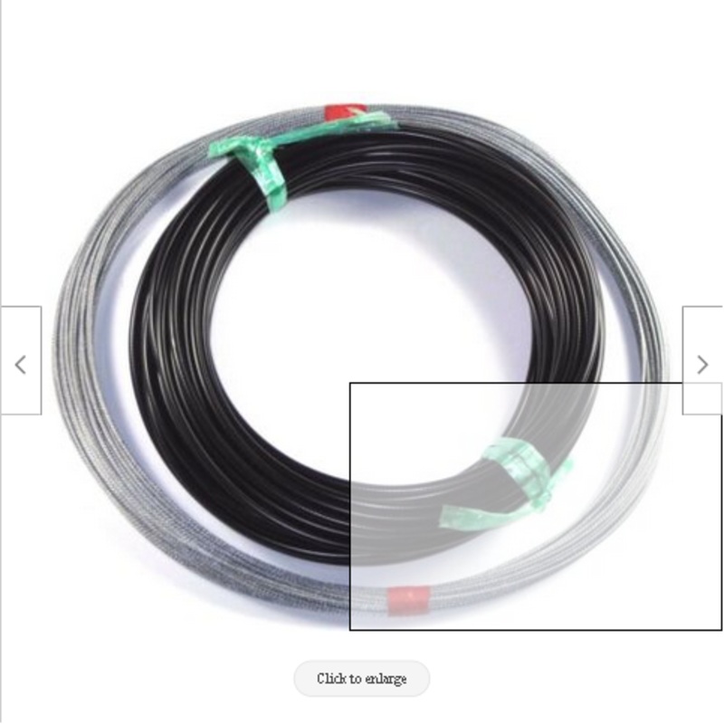 Bulk 30′ roll Throttle control Cable teflon Casing & 40′ Inner Wire motorcycle