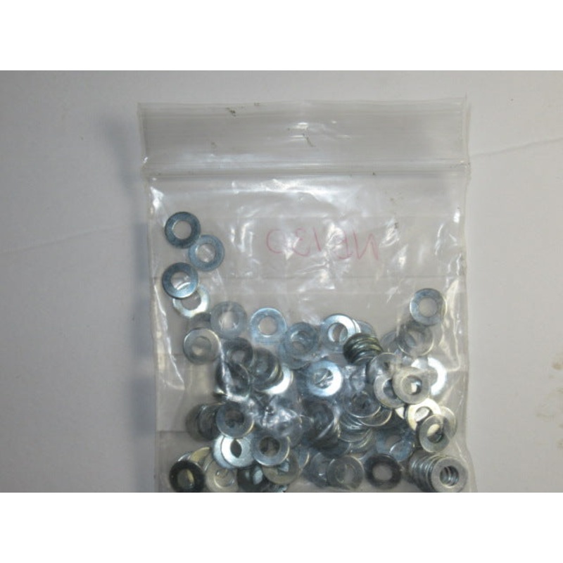 Flat washer small OD bag of 100 ID 1/8 OD 3/8 motorcycle