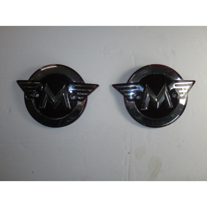 Matchless tank badge set, M round badge plastic 1961 G12