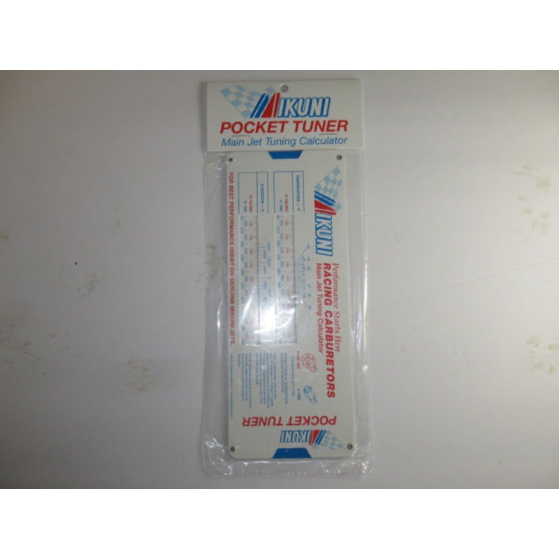 Mikuni carb carburetor pocket tuner guide main jet tuning calculator