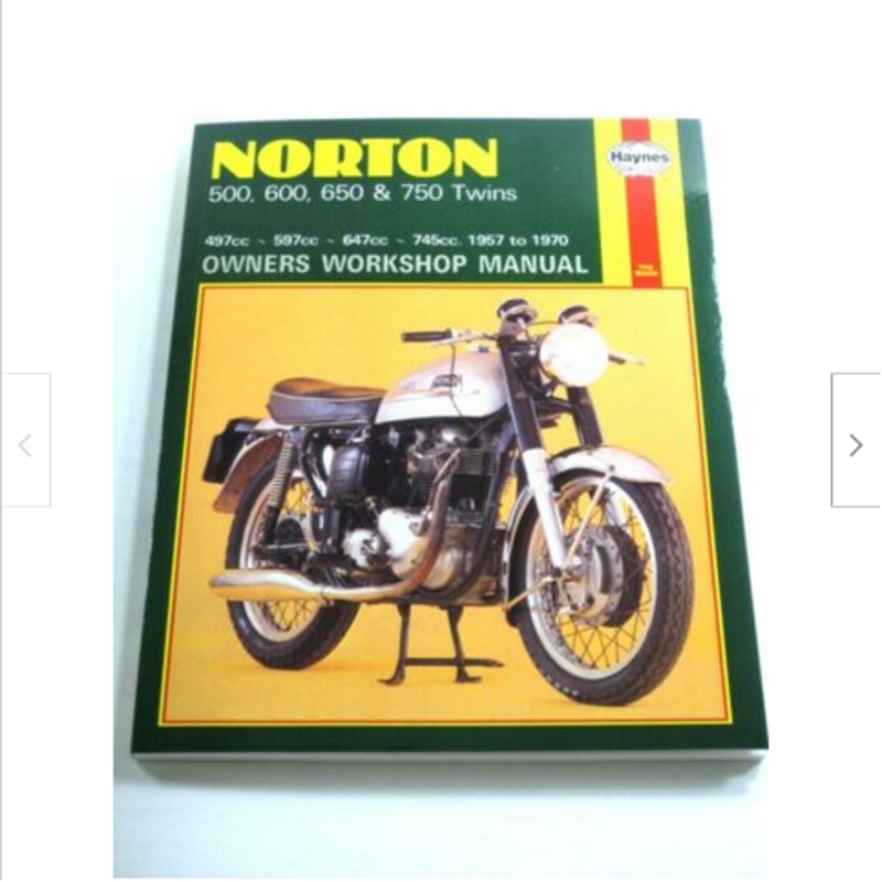 NORTON Haynes workshop manual 500 600 650 750 1957 – 70 Atlas Mercury P11 N15