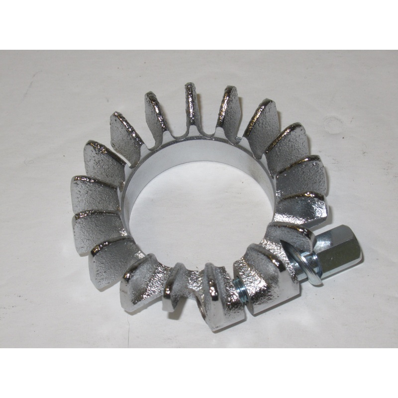 Triumph header clamp 71-0216 T120 650 TR6 exhaust clamp Rossett 1 3/4 17 fins 70-4501