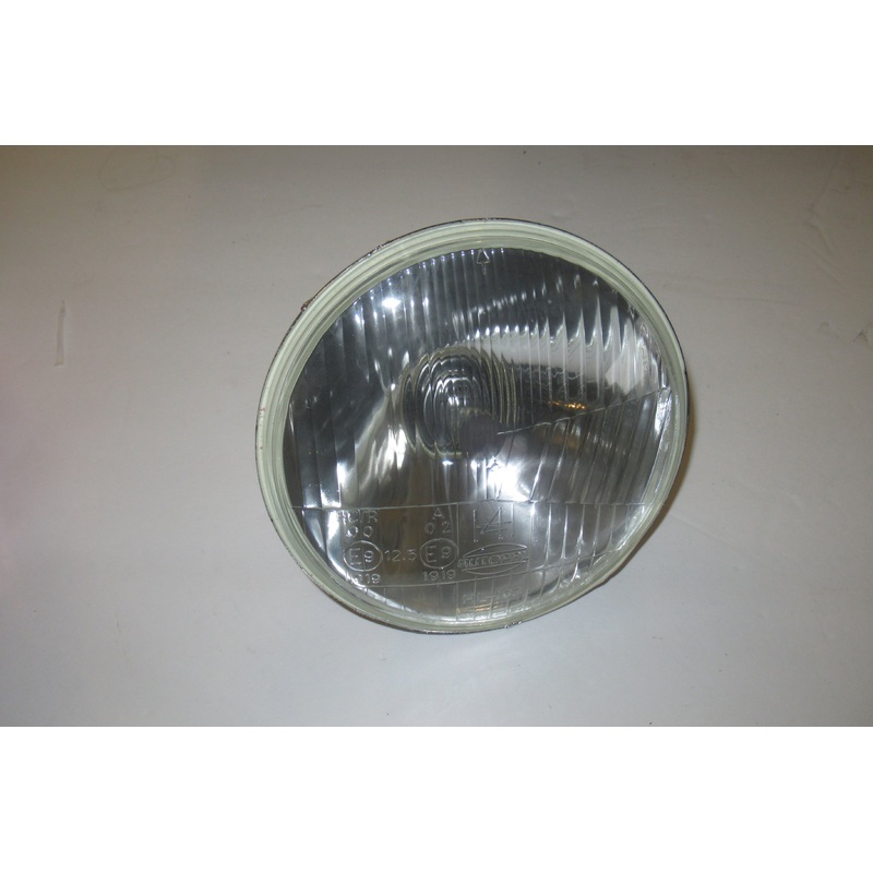 5 3/4 headlight convex glass lens H4 bulb 12V 60W x 55W Lucas Type 54525272