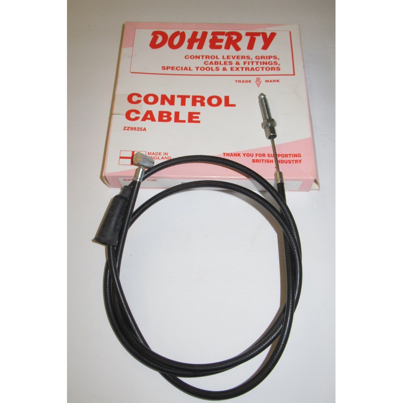 60-1993 Doherty clutch cable Triumph T120 1965 1966 1967 52 sheath TR6