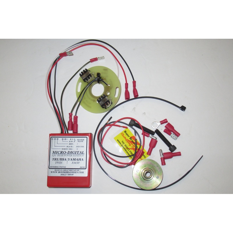 BOYER BRANSDEN electronic ignition Unit Triumph BSA 12v Micro Digital