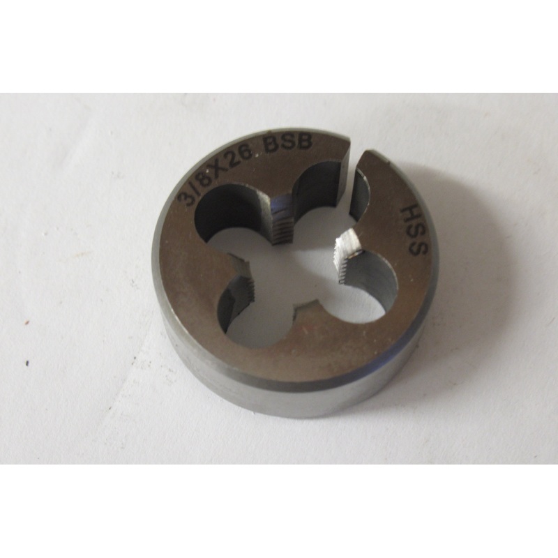 CEI Die 3/8 x 26 tpi cycle threads Triumph Norton BSA UK Made tool SSH BSC