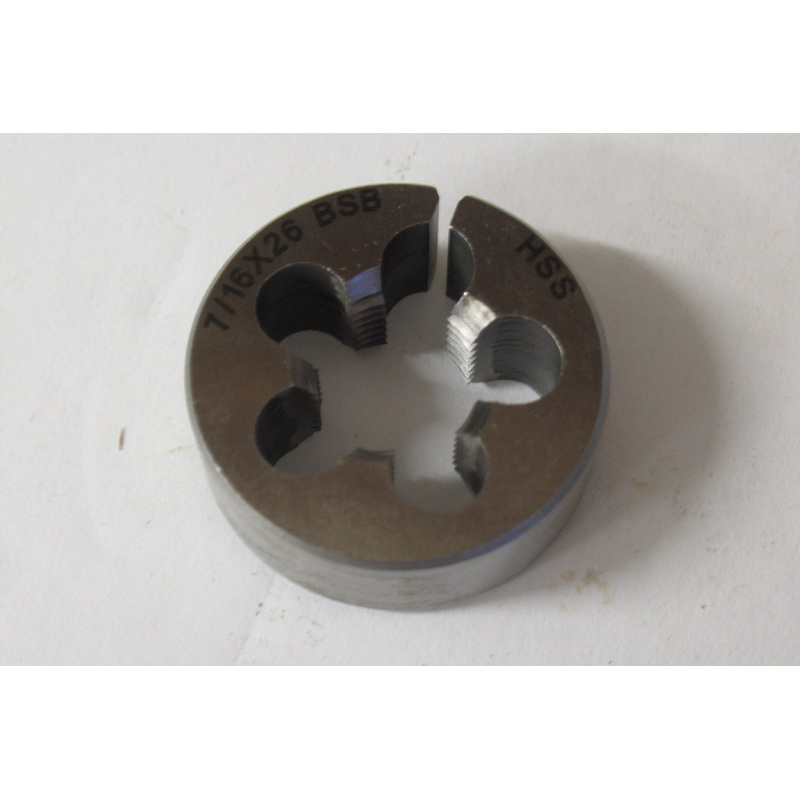 CEI Die 7/16 x 26 tpi cycle threads Triumph Norton BSA UK Made tool SSH BSC