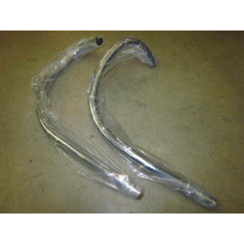 Header pipes BSA A10 pre-Unit 650 twin 42-2959 42-2957 exhaust pipes pipe set