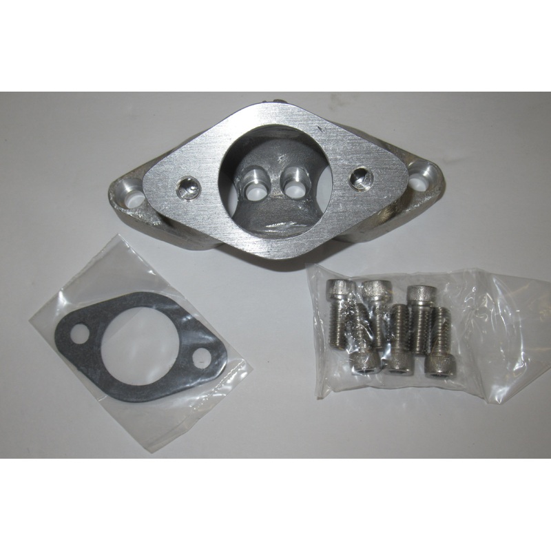 Norton Commando 2-1 intake Manifold Mikuni up to 40mm 2 3/4 hole spacing