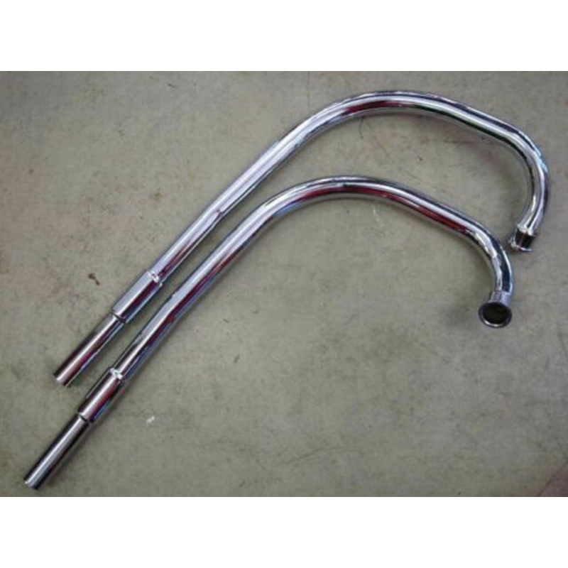 NORTON header pipes exhaust 06-0620 06-0621 level straight Commando 1968 69 70