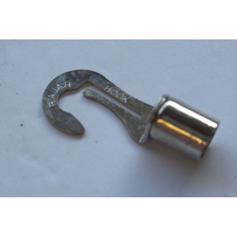 Rajah hook Spark Plug Terminal 7mm wire nickle plated motorcycle tractor auto