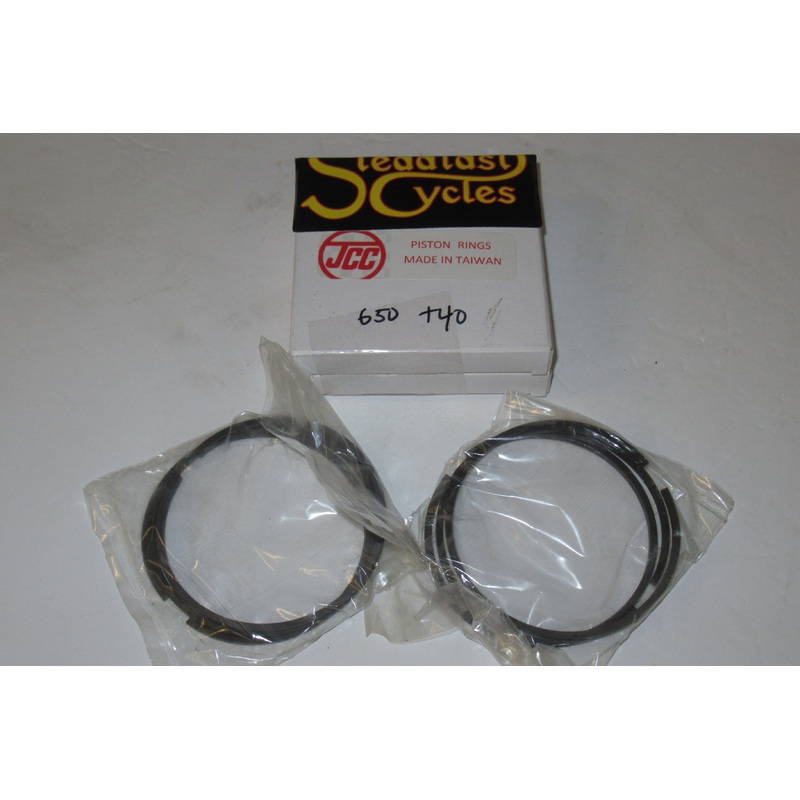 Triumph 650 plus 40 piston rings JCC plus .040 over sized unit 650 T120 TR6
