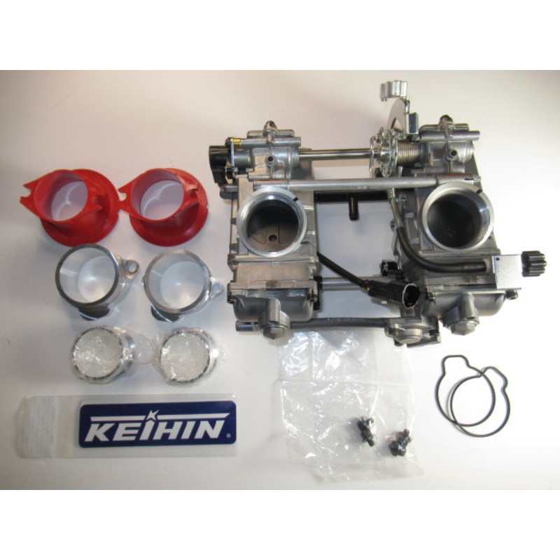 Triumph Dual carb kit Keihin performance race 39FCR-H Bonneville Thruxton 2000 39FCR